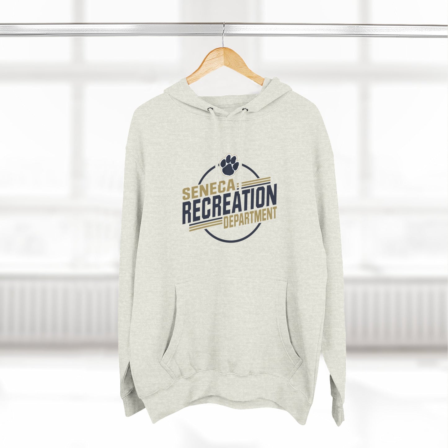 Three-Panel Fleece Hoodie