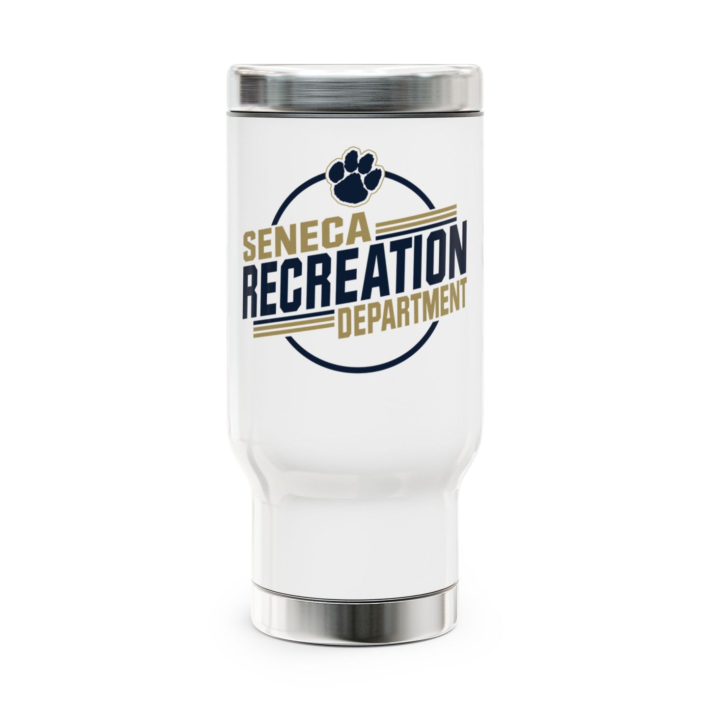 Stainless Steel Travel Mug with Handle, 14oz