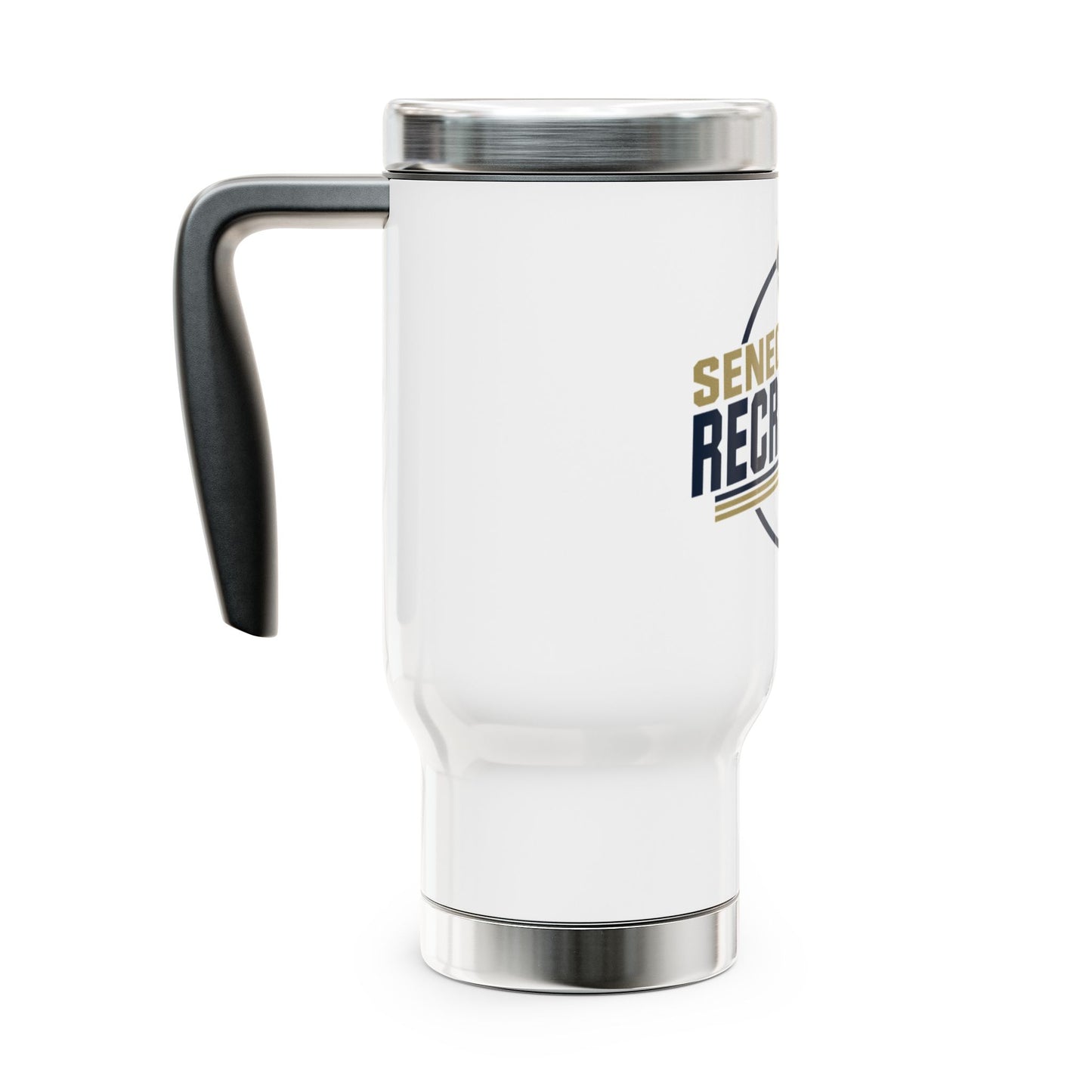 Stainless Steel Travel Mug with Handle, 14oz