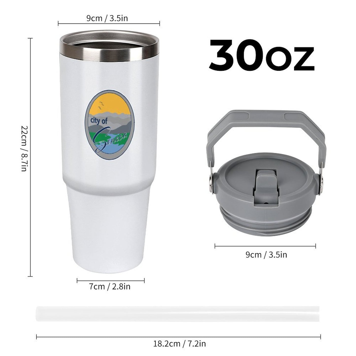 Tumbler with Top Handle