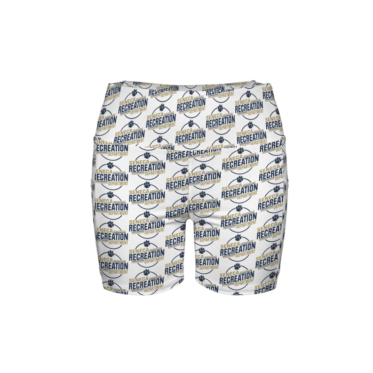 High Waist Deep Pockets Yoga Shorts
