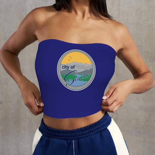 Backless Tube Crop Top
