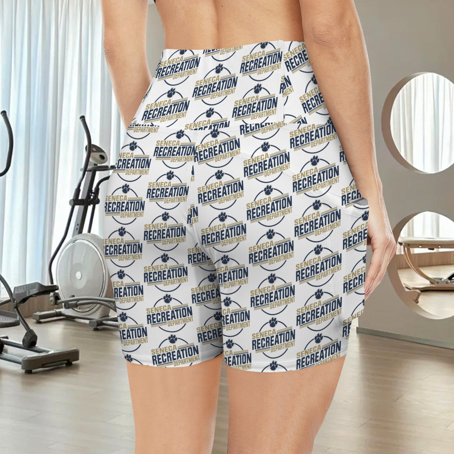 High Waist Deep Pockets Yoga Shorts