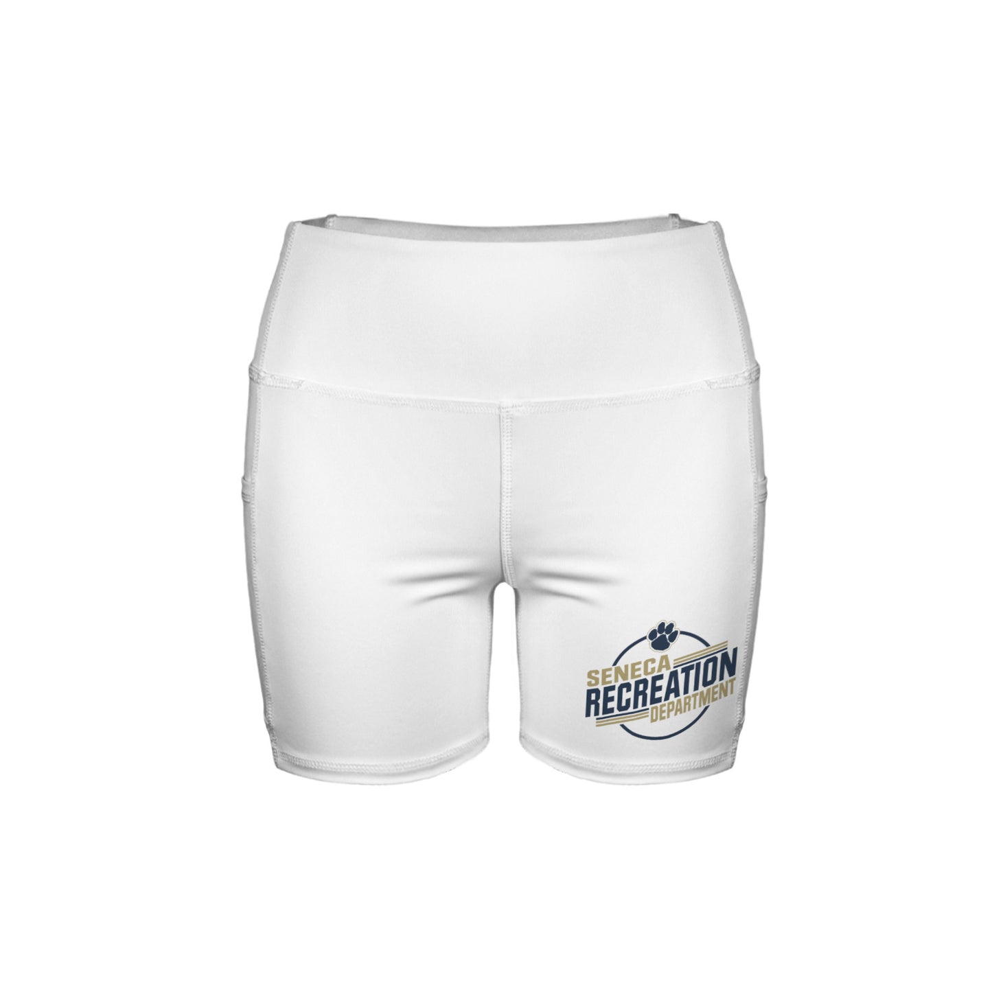 High Waist Deep Pockets Yoga Shorts